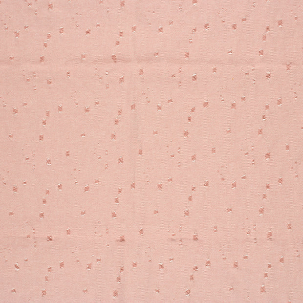 Jeans tissu Vieux rose mat 