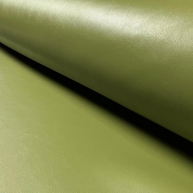Leder fabrik Olivgrün 