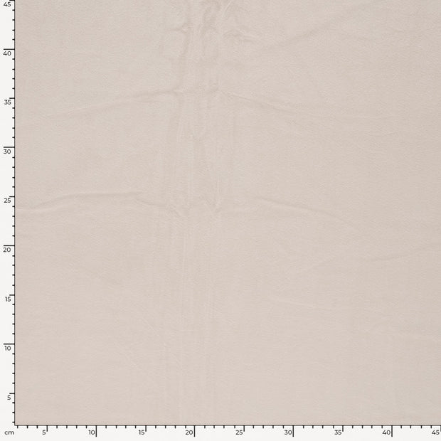 Supersoft Velvet tissu Unicolore Beige