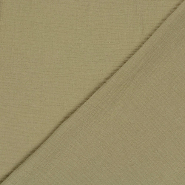 Double gaze très large tissu Unicolore 