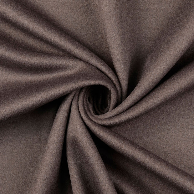 Wool Boucle fabric grey 