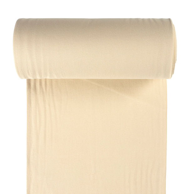 Bündchen GOTS organisch fabrik Beige matt 