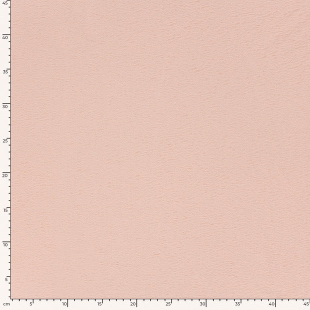 Terry Crepe fabric Unicolour Salmon