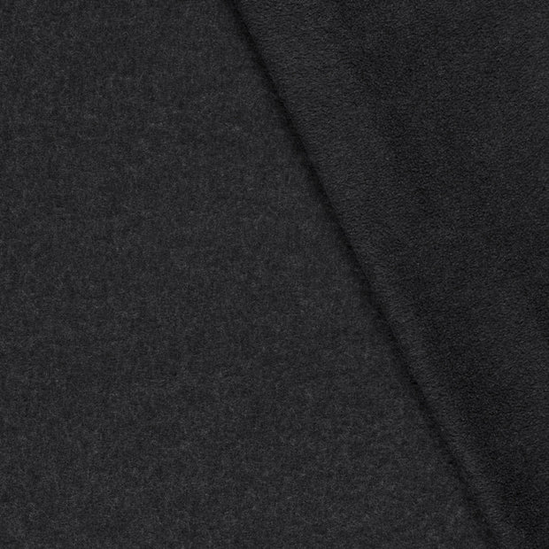 Microfleece tissu Unicolore brossé 