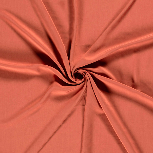 Bamboo Poplin fabric Brique 