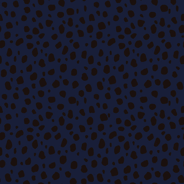 Aqua Protect (waterproof) fabric Leopards Navy