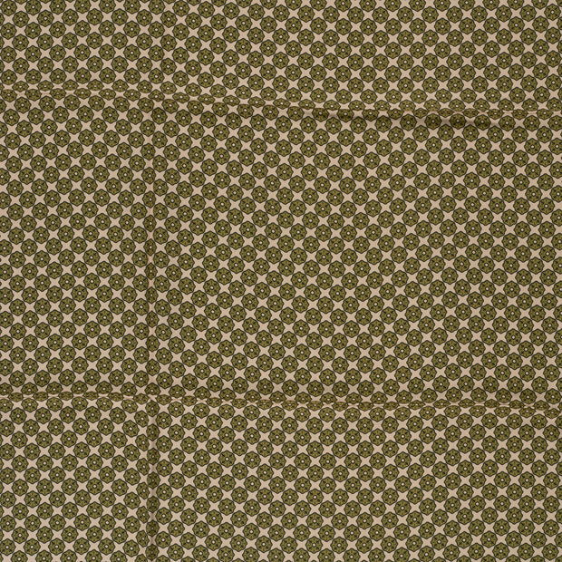 Viscose Satin fabrik Khaki-Grün glänzend 