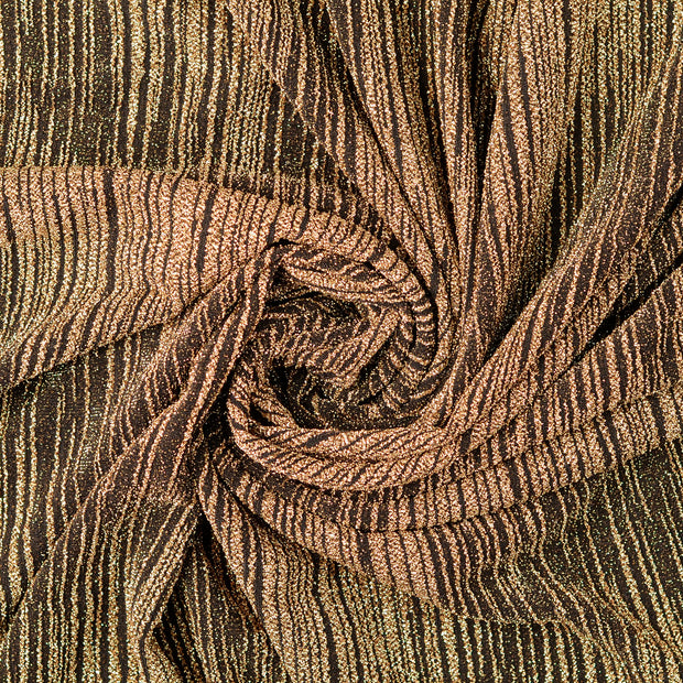 Tricot Jacquard tissu Rose Doré 
