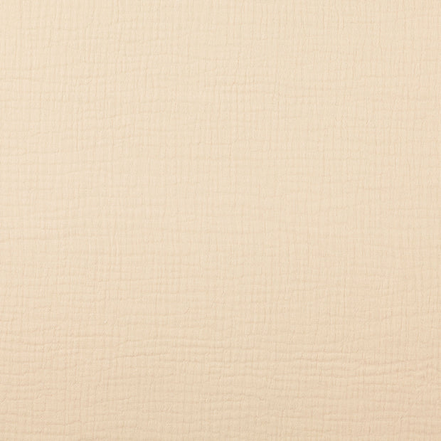 double gaze tissu Unicolore Beige