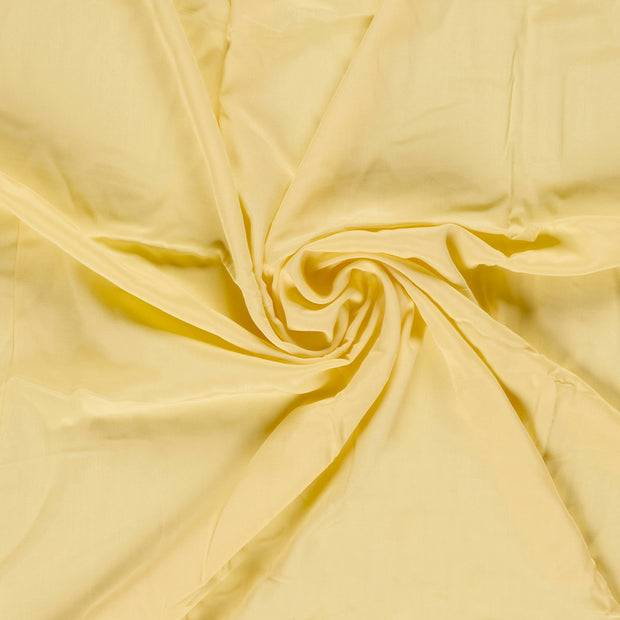 Popeline de Viscose tissu Jaune 