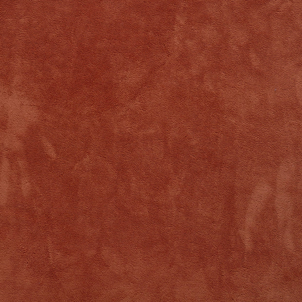Bamboo Fleece fabric Brique matte 