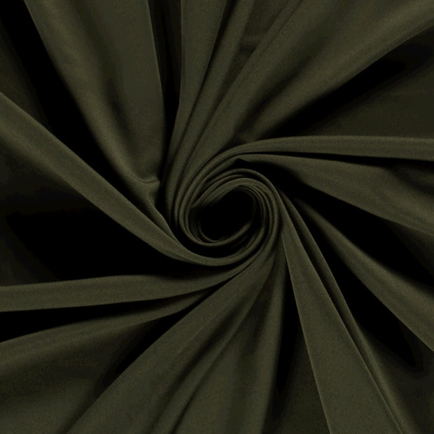 Jersey de Polyester tissu Vert Olive 