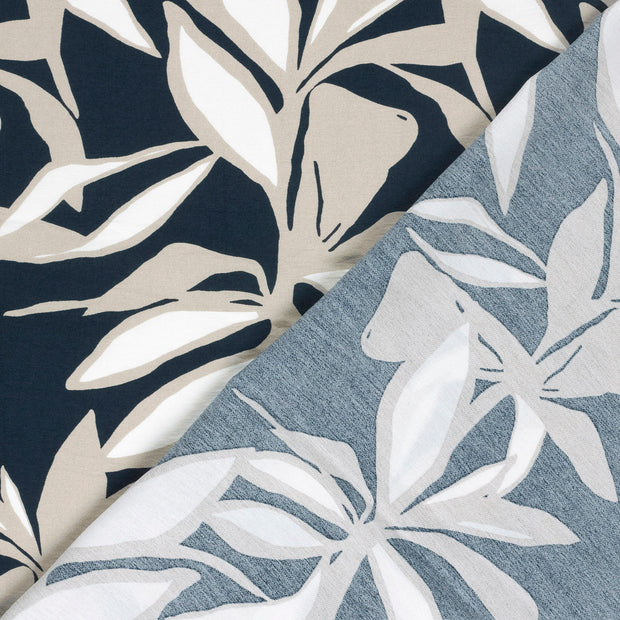 Viscose Nylon Crepe fabric Flowers printed 