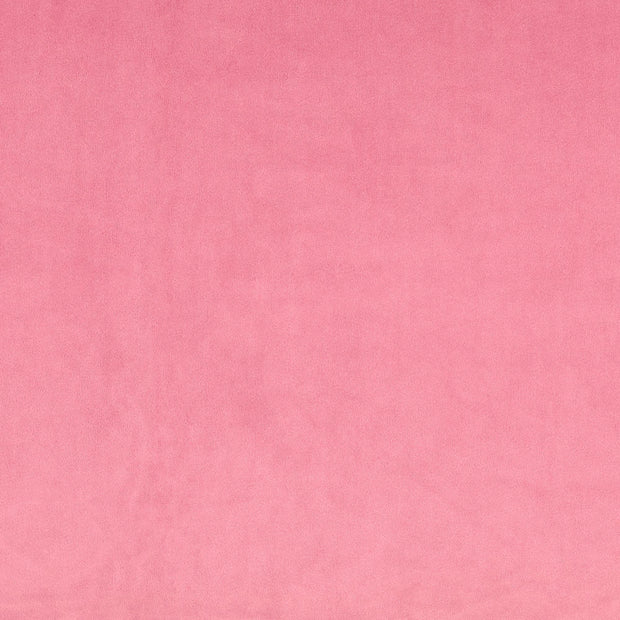 velours tissu Unicolore vieux rose