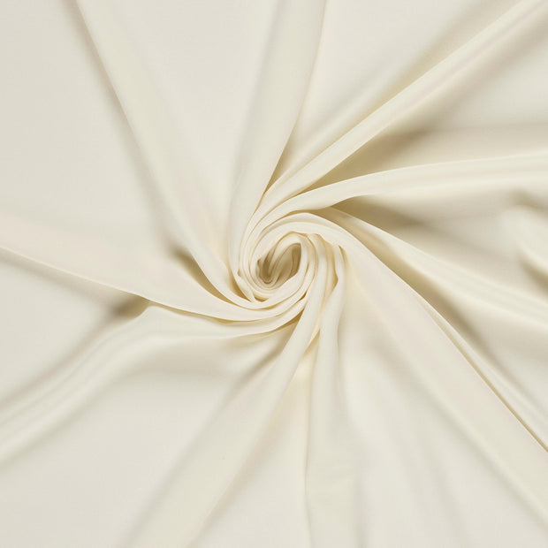 Crepe fabric Off White dyed 