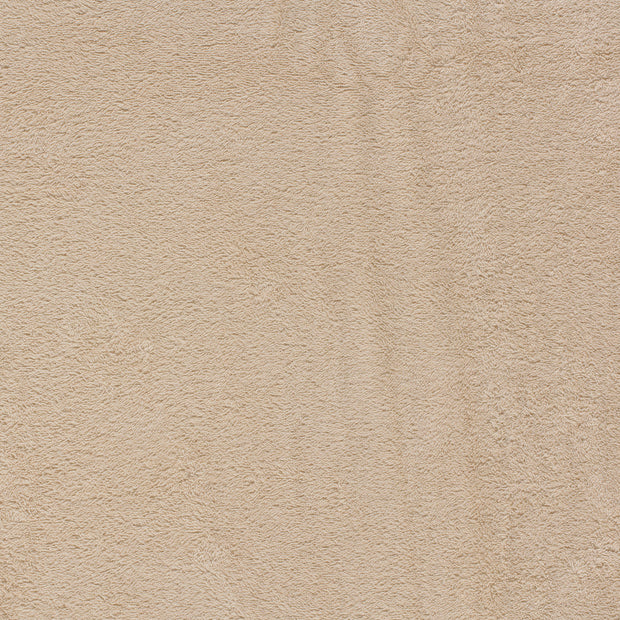 Terry Towelling fabric Beige matte 