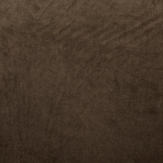 velours tissu Unicolore marron