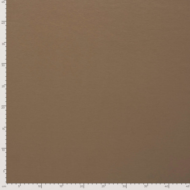 Punta di Roma fabric Unicolour Brown
