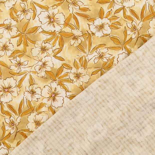Cotton Poplin fabric brown 