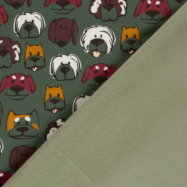 Softshell fabric Dinosaurs digital printed 
