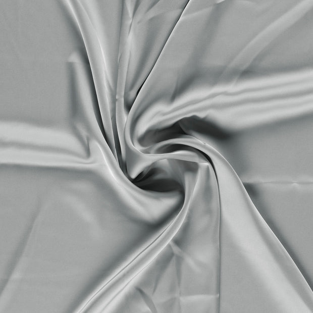 Satin fabric Light Grey 