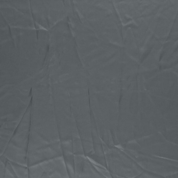 Satin fabric Dark Grey silk matte 