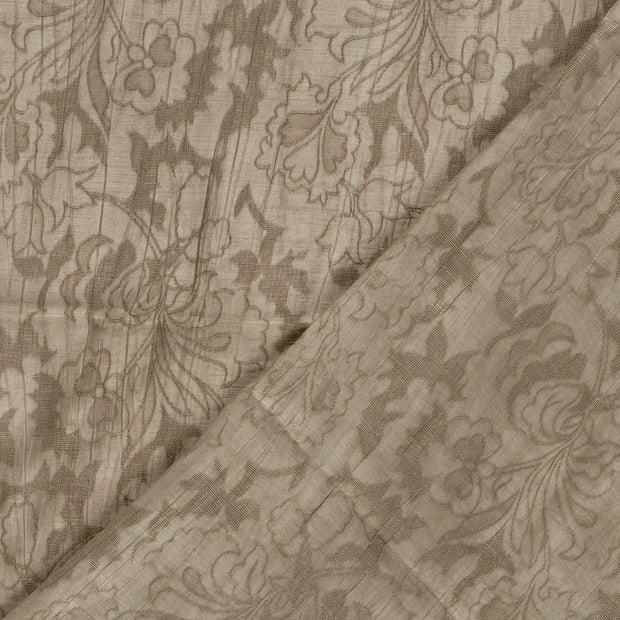  tissu Unicolore brodé 