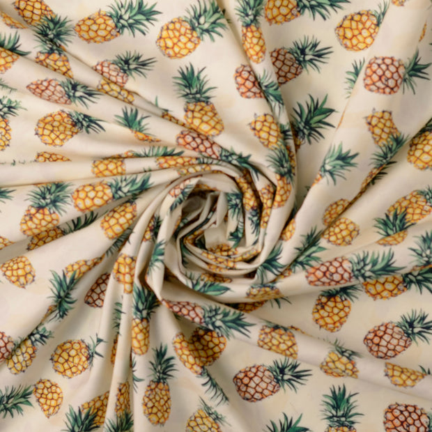 Cotton Poplin fabric Off White 