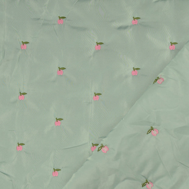 Woven Polyester tissu menthe matelassée 