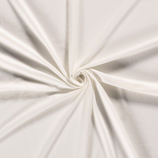 Moss Crêpe fabric Off White 