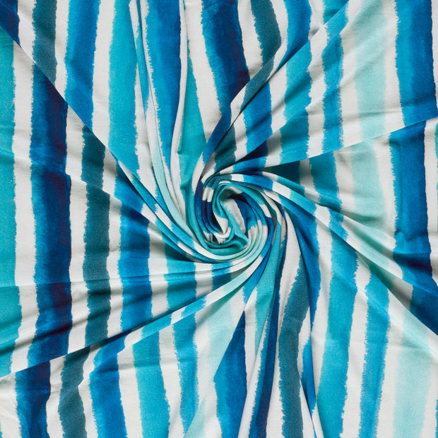 Viscose Jersey fabric Cobalt digital printed 