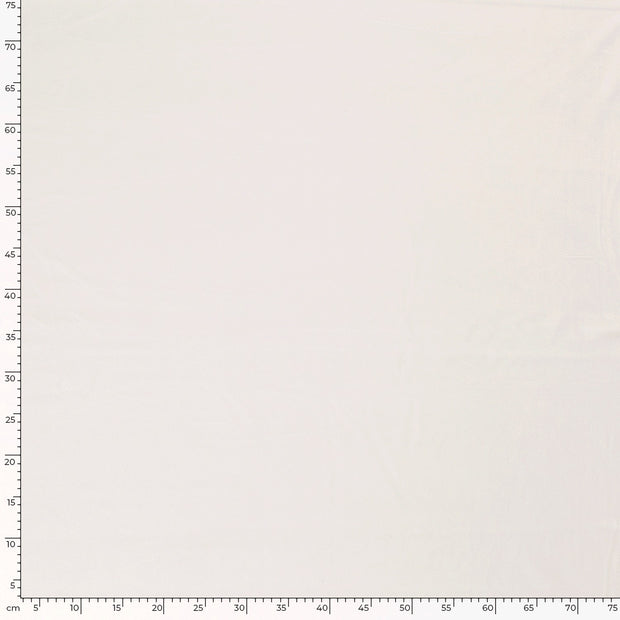 Velvet fabric Unicolour Off White