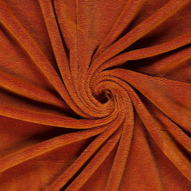Bamboo Fleece fabric Brique 
