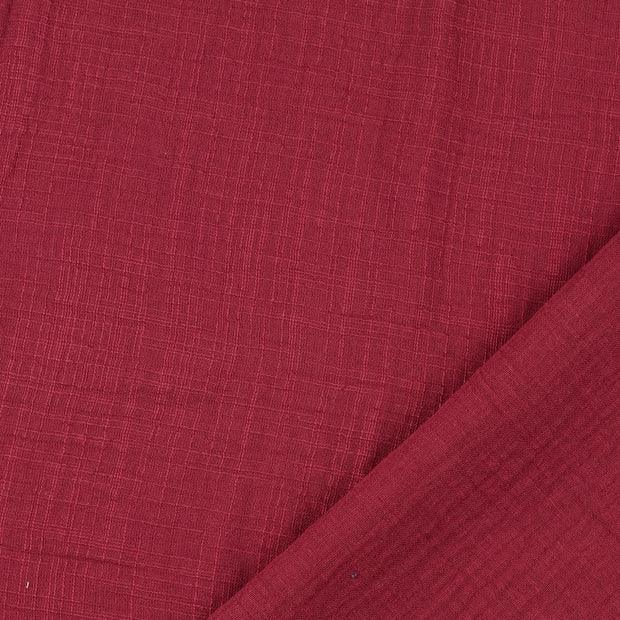 double gaze tissu Unicolore 