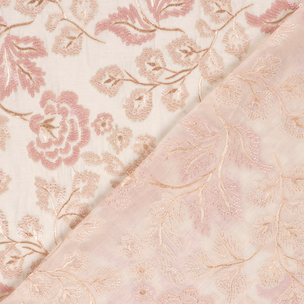 Woven Polyester fabric Flowers 
