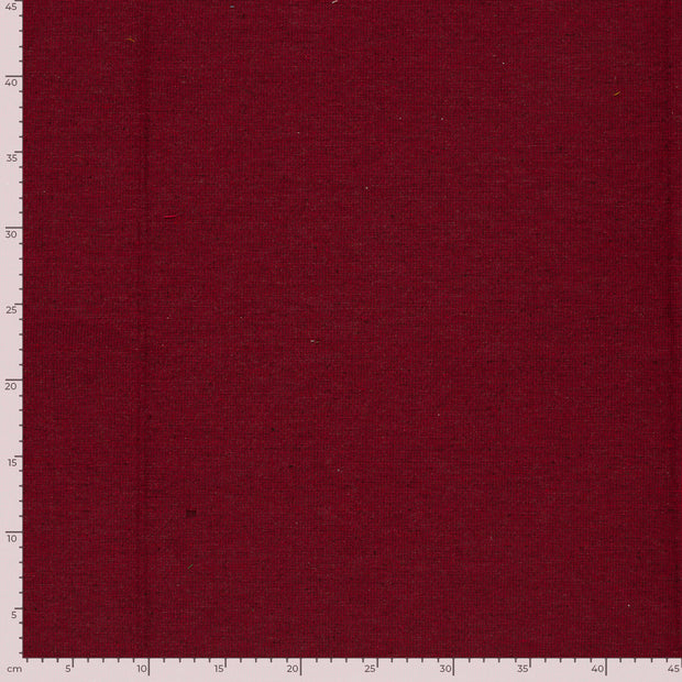 Gobelin fabric Unicolour Red
