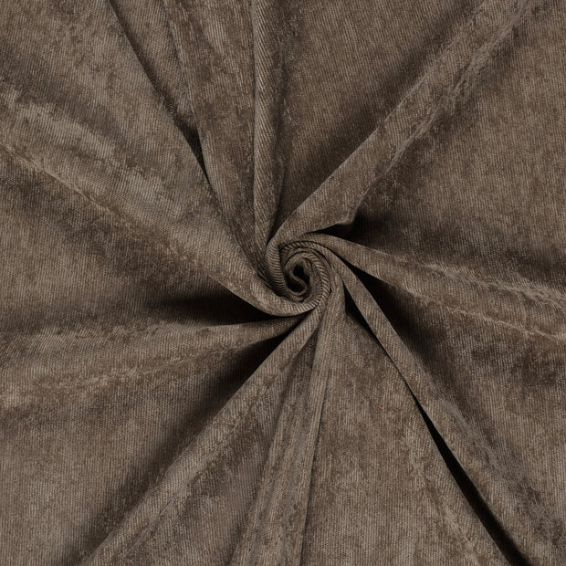 Babycord Stretch 21w fabric Brown 