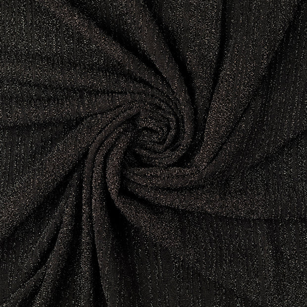 Tricot Jacquard tissu Noir 