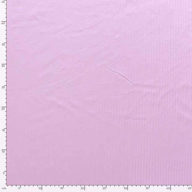 Rib Jersey fabrik Uni Lila