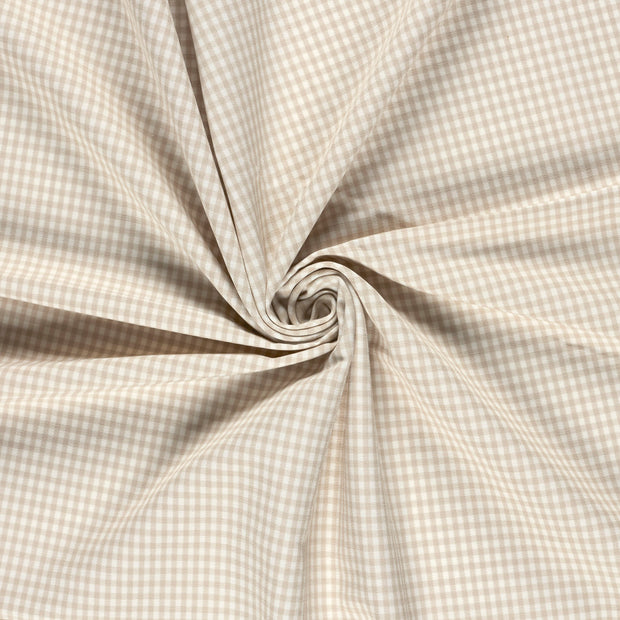 Bengaline fabric Beige printed 