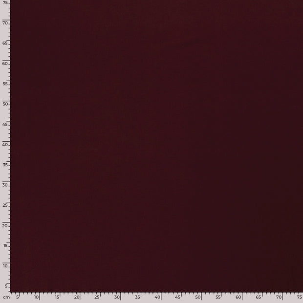 Jersey tissu Unicolore Bordeaux