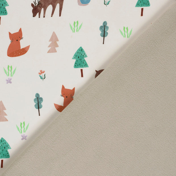 Softshell fabric Animals digital printed 