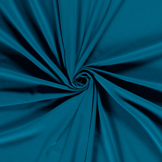 Jersey fabric Peacock Blue 