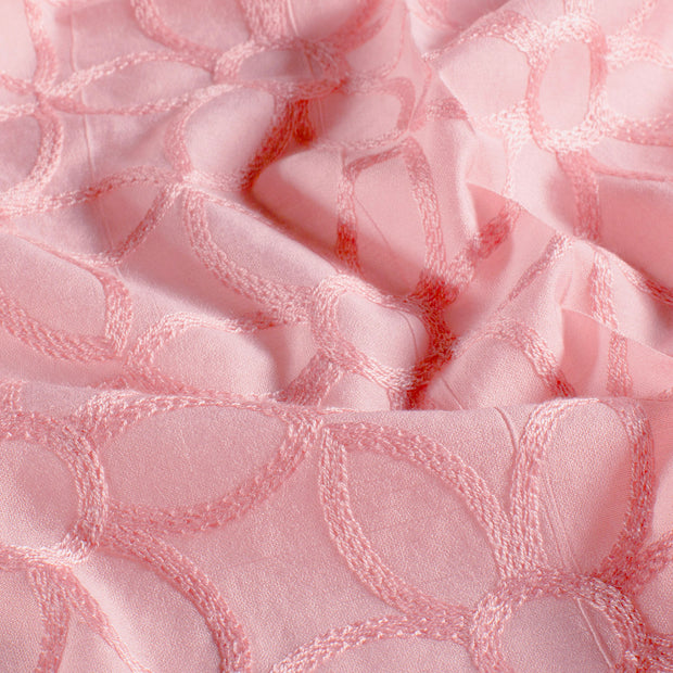  tissu fleurs Rose clair