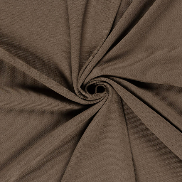 Heavy Knit fabric Brown Taupe 