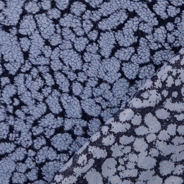 Teddy tissu Indigo jacquard 