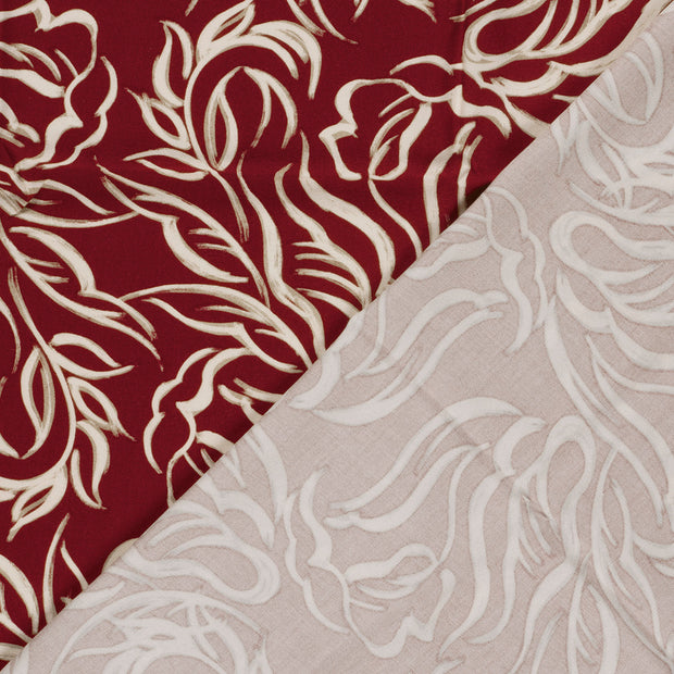 Sergé de Viscose tissu Abstrait imprimé 