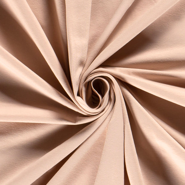 Jersey fabric Unicolour Nude