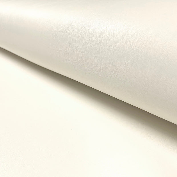 Artificial Leather fabric Unicolour Off White