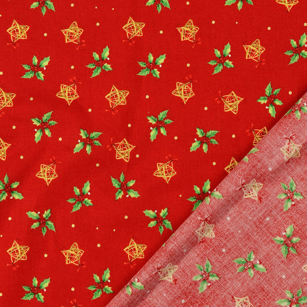  tissu rouge imprimé 